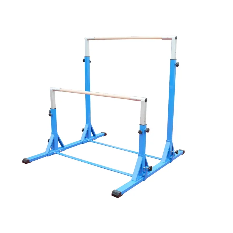Factory gyms with adjustable height for gymnastics, high and low parallel bars, and low price uneven bars