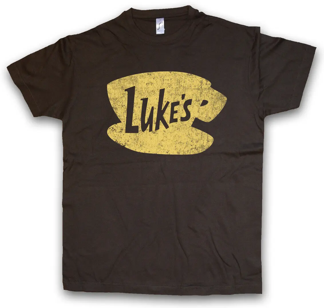 Футболка LUKE'S Gilmore, Люк, даты, девушки, ресторан, кафе, символ знака, логотип