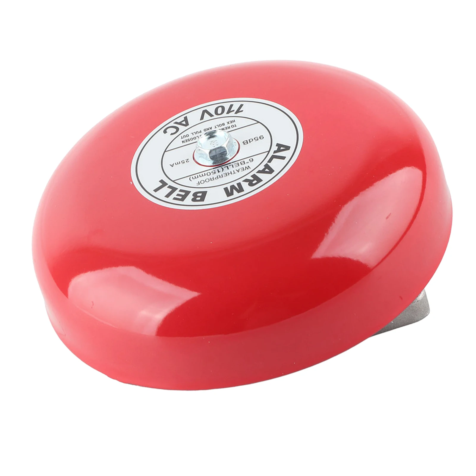 CB-6B 95dB Metal Electric Round Alarm Bell School Home Factory Security Alarm Bell