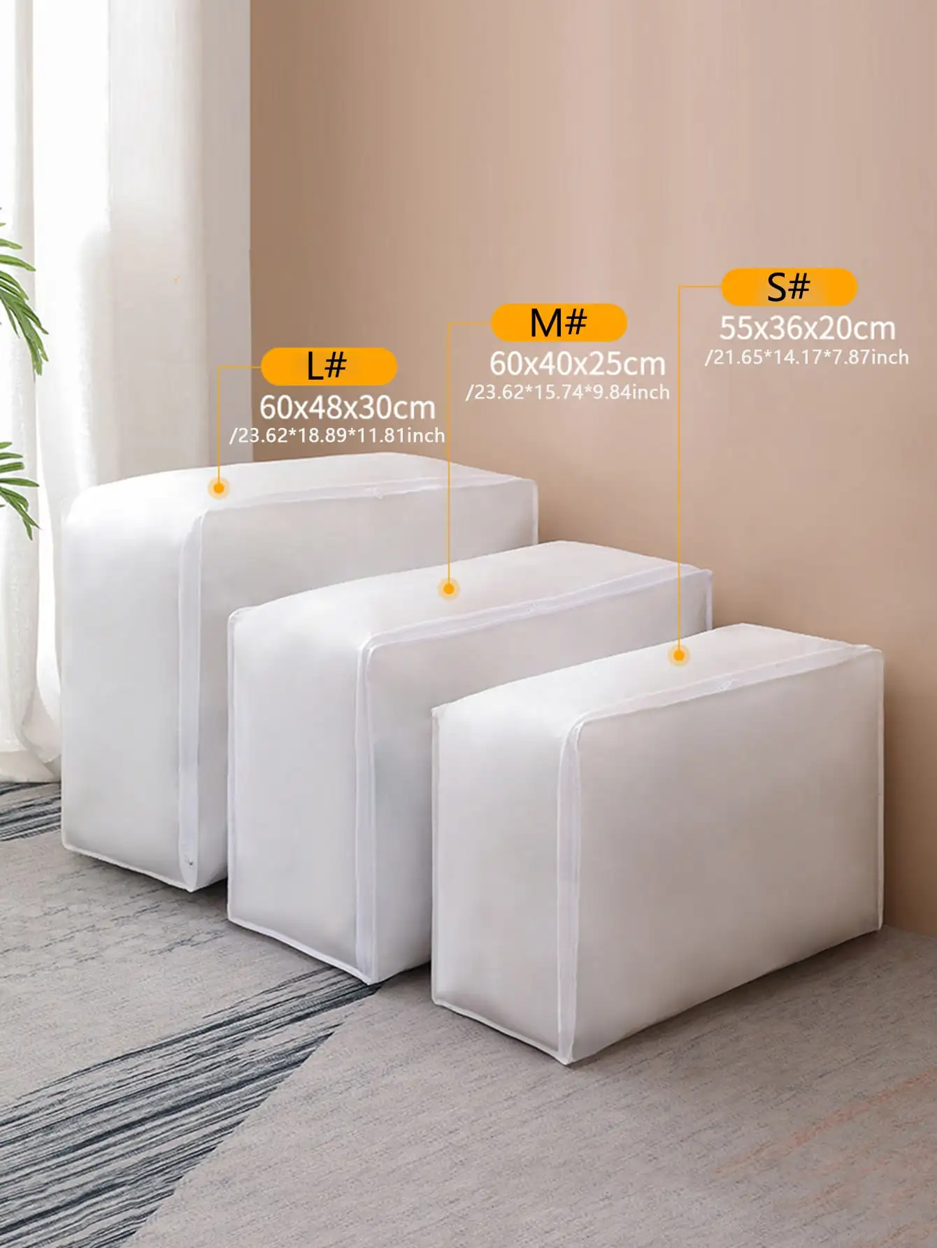 1pc-Quilt Wardrobe Organizer Clothes Storage Bags Moving Packing Bag Bed Bottom Waterproof and Moisture-proof Clothing Home