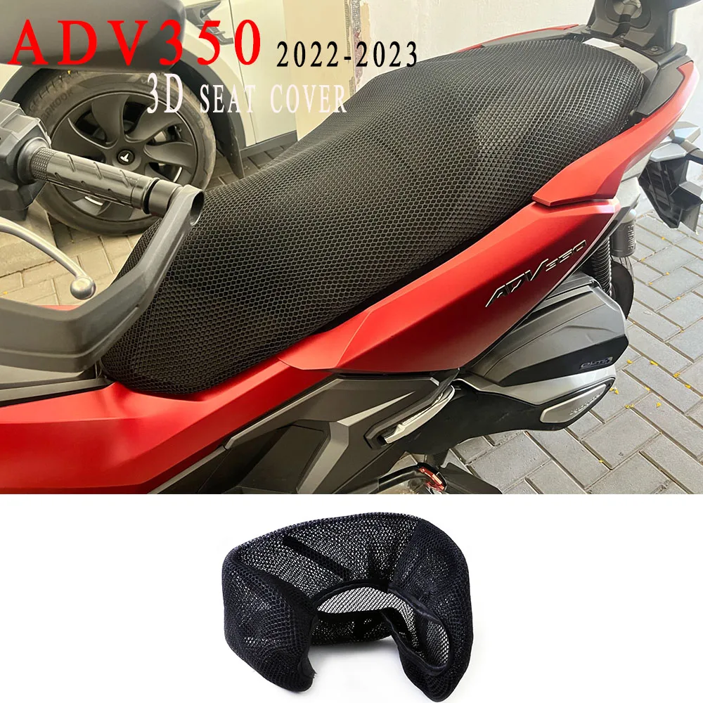 

Adv350 аксессуары для мотоциклов 3D сетка эластичная защитная подушка чехол для сиденья нейлоновая ткань седло для Honda ADV350 ADV 350 2022