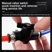 BUC Pneumatic Manual Valve - Straight Head Quick Coupling Steering Switch Manual Ball Valve for Air Hose (4mm,6mm,8mm,10mm,12mm) 3