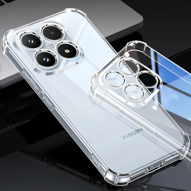 Luxury Four-Corner Airbag Design Phone Case - Anti-Knock Simplicity TPU Back Cover