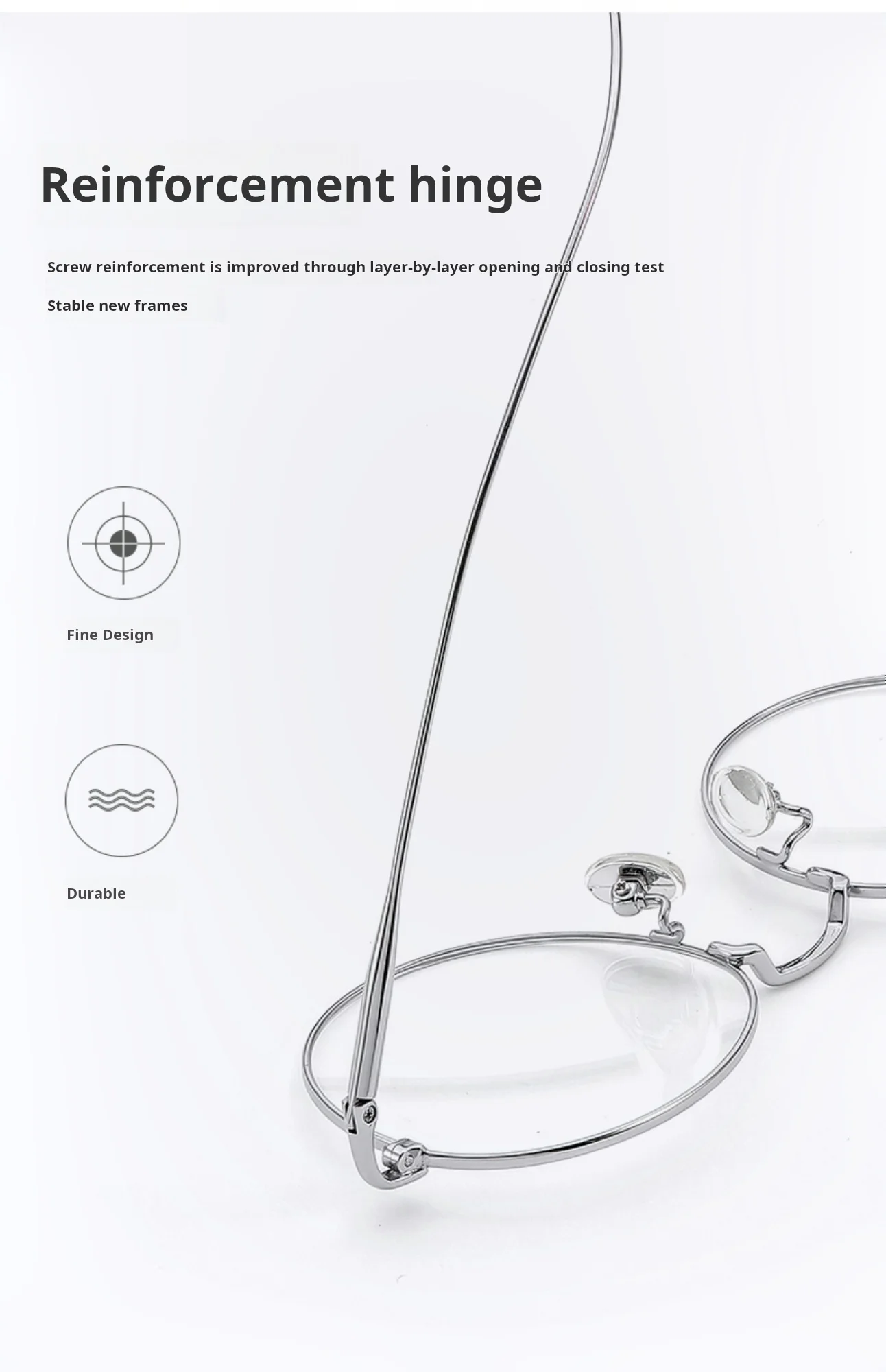 MOMOJA Herren Titan Brillengestelle Runde Brillengestelle Damenmode Luxusmarke Designer Brillen M1644 – Detail 10