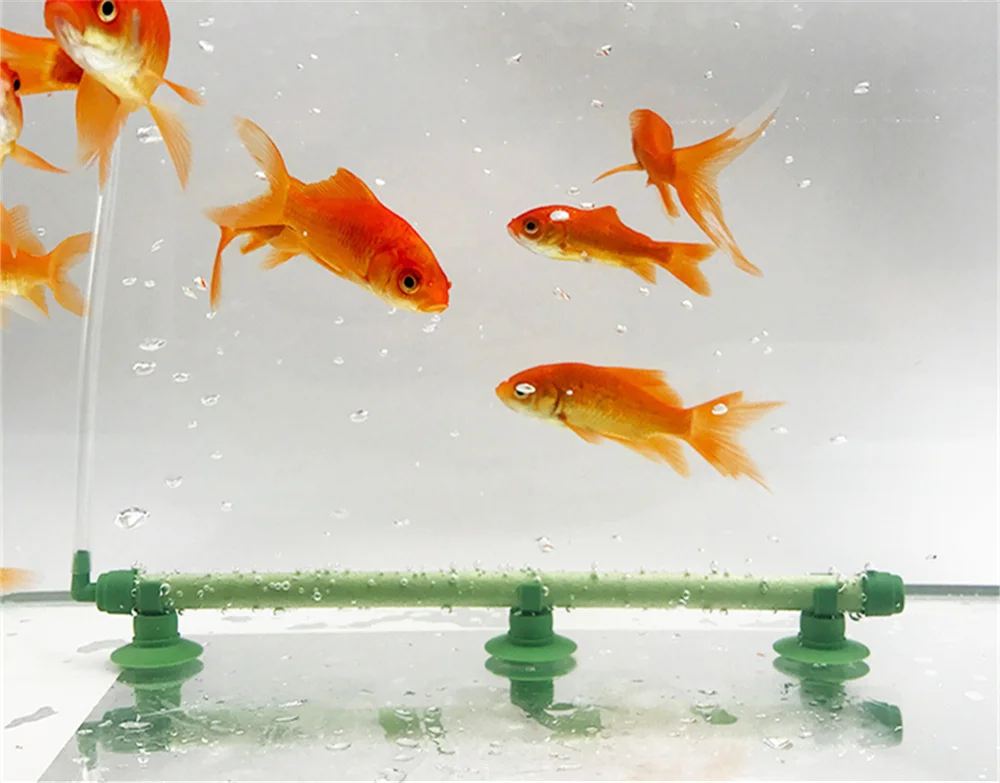 Title 2, Aquarium Air Pump Fresh Air Stone Diffuser Tube...
