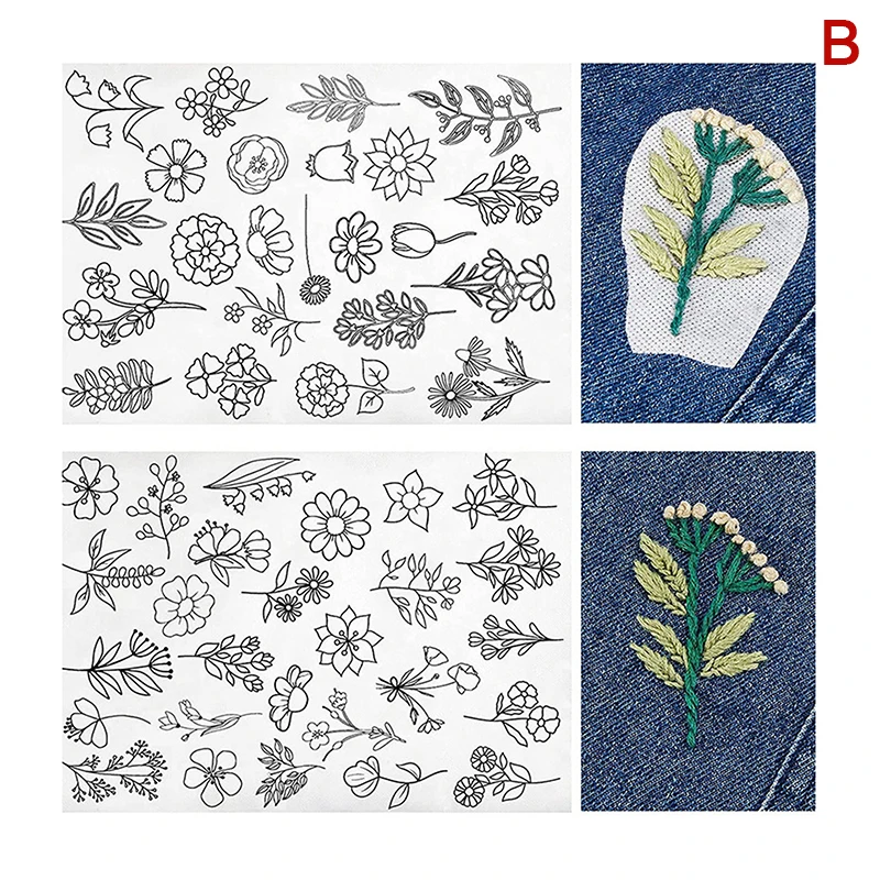 Printable Water-Soluble Paper, Self-Adhesive Embroidery Outline, Quick Melt  Transfer, Cross Stitch Tracing, Cold Water - AliExpress