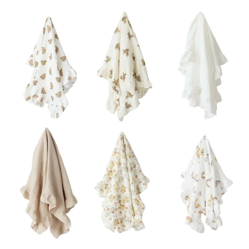 

Детское одеяло с ветрозащитным покрытием и универсальное хлопковое одеяло для новорожденных для колясок H37A