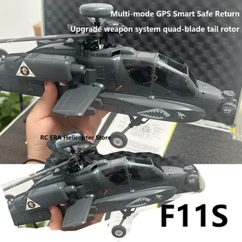 1:32 Apache RC Helicopter – Remote-Controlled Military Aircraft with Intelligent Flight Features | Entry-Level Multifunctional RC Helicopter for Beginners 1