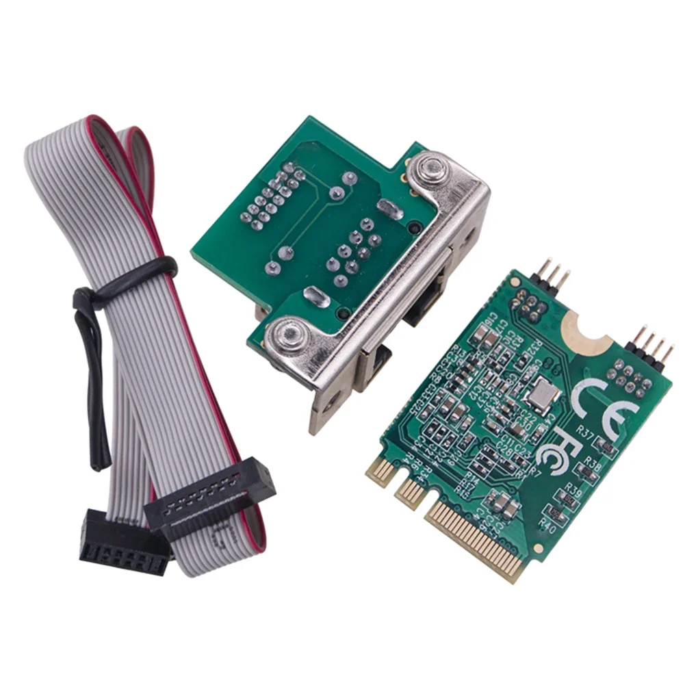 M2 RJ45 Network Adapter RTL8125BG Chip M.2 Gigabit Ethernet Network Card 2.5G/1000/100Mbps PCIE Bus Network Card — view 4