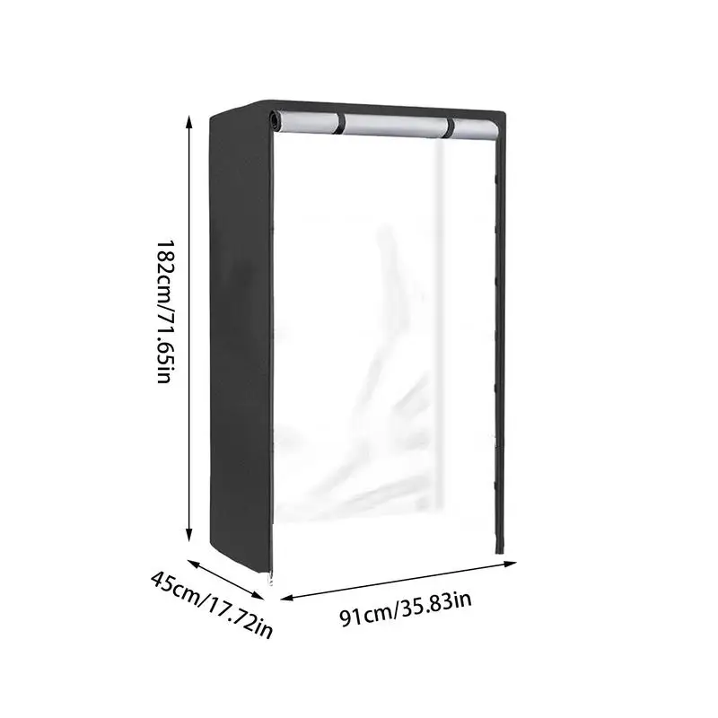 black Shelf Dust Cover Storage Bag Outdoor Garden Patio Furniture Protector High Quality Waterproof Dustproof Chair Organizer 6