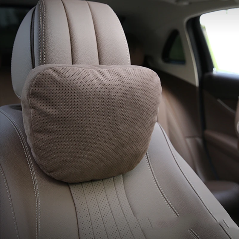 Premium Breathable Car headrest For BMW Neck Protector Seat Pillow Back pillow Waist backrest For Benz Maybach S-class Vehicle