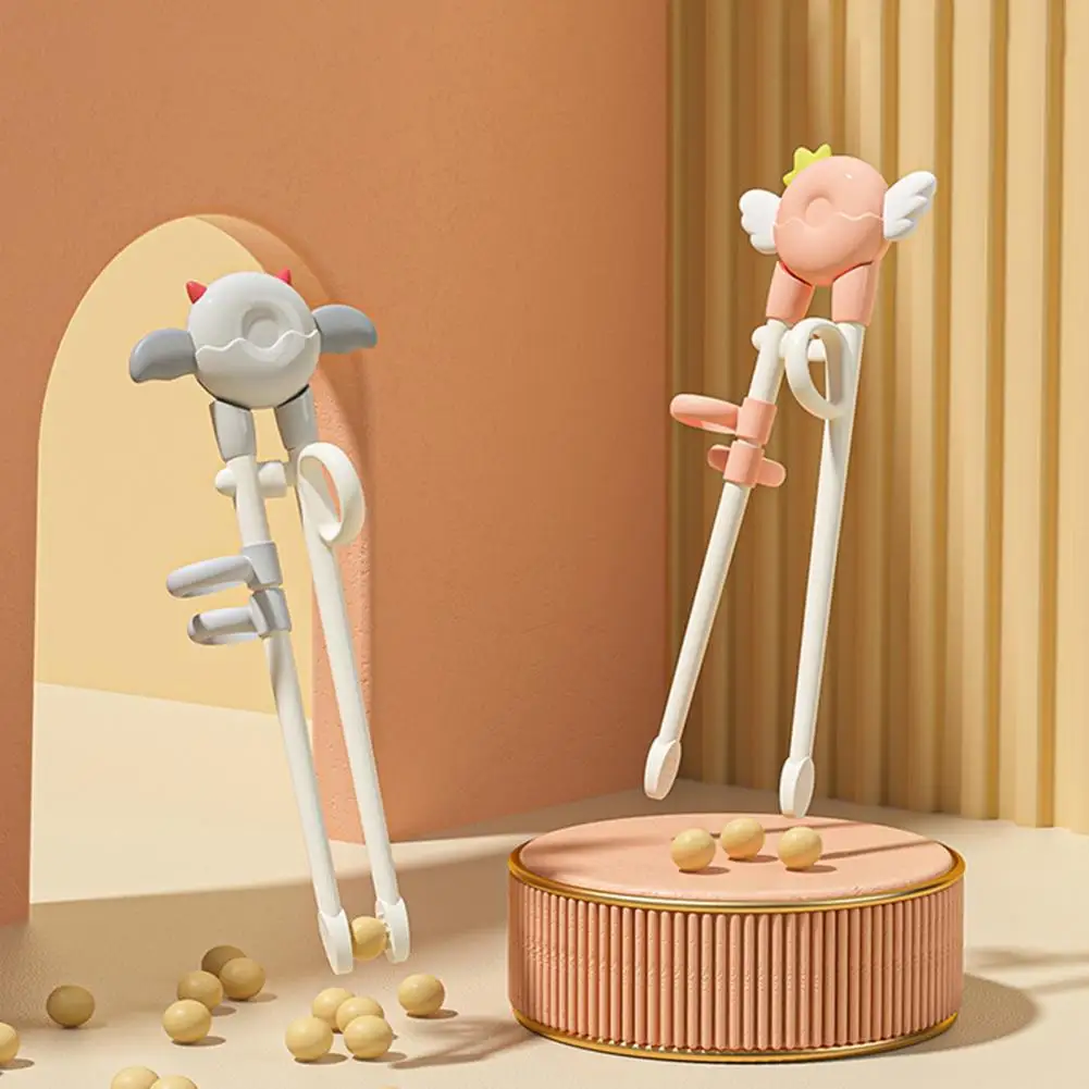 

Прочные детские палочки для еды, удобные в захвате Обучающие палочки, экологически чистые Мультяшные Обучающие палочки для еды, коррекция