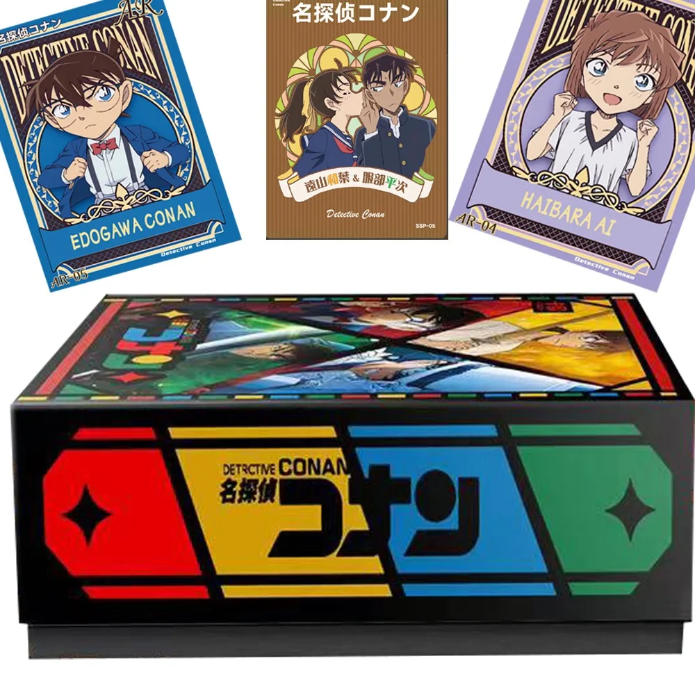 

Original Detective Conan Cards for Children Japan Anime Character Collection Flash Cards Rare Limited Card Family Table Toys