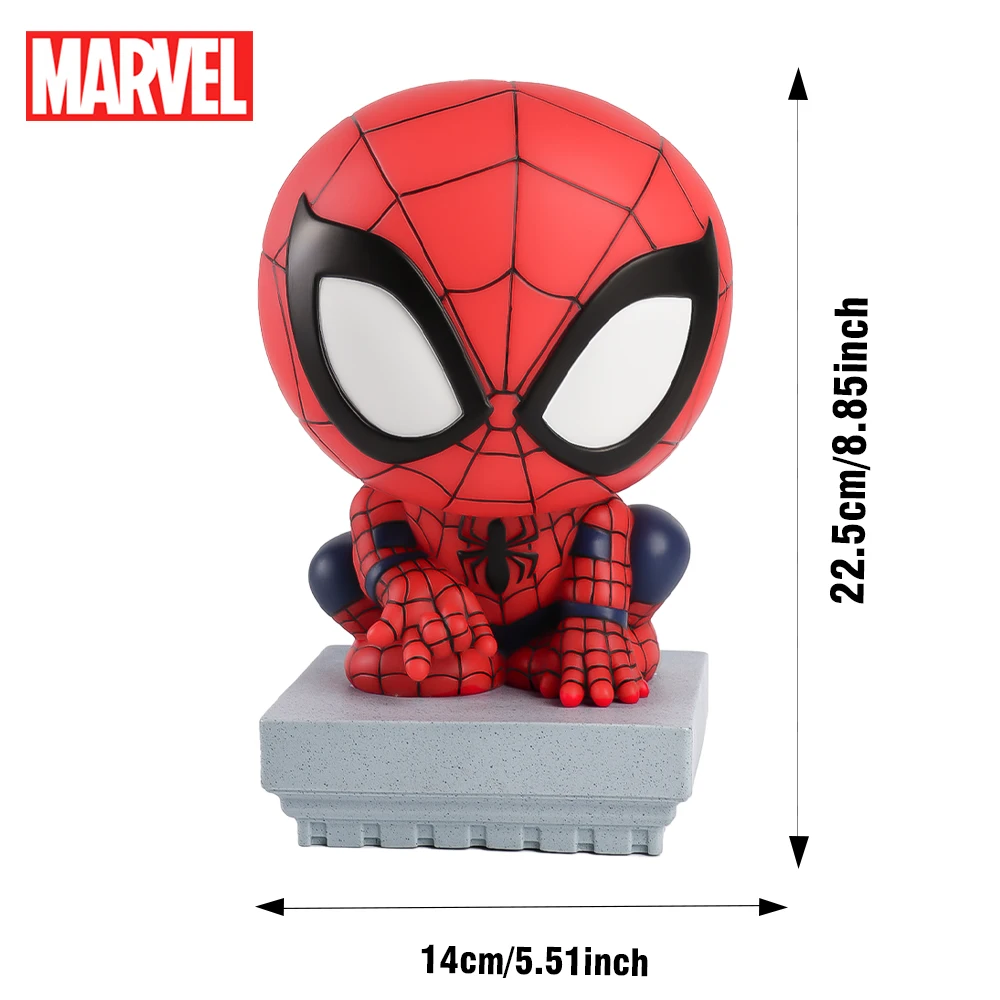 Spider-Man, offiziell lizenziertes PVC-Sparschwein, Münzbank, Spider-Man, Sammlerstück, Heimdekoration, Spardose, 1 Stück, Marvel – Detail 10