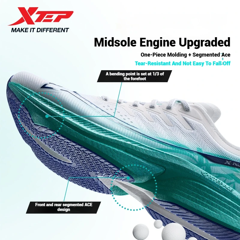 Xtep One Piece Model 3.0 Women Running Shoes 2025 Spring