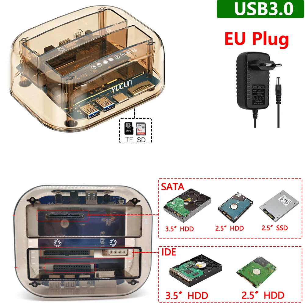 External Hard Drive Docking Station DOCKING STATION USB IDE