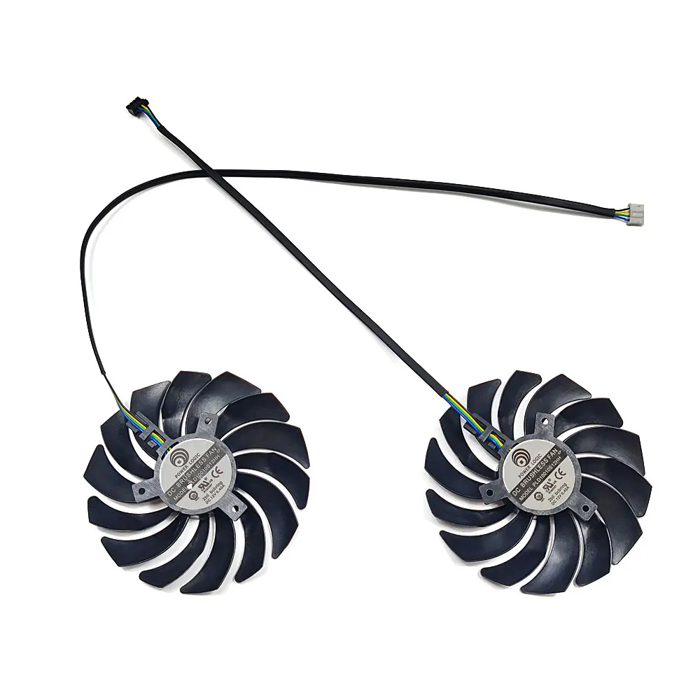 Ventilador de Placa Gráfica Pld10010s12hh Rtx 3070 Ventus 2x Ventilador de Gpu para Msi Rtx 3060 3060ti 3070 Ventus rx 6600 6700 xt 95 mm Novo - Imagem 5