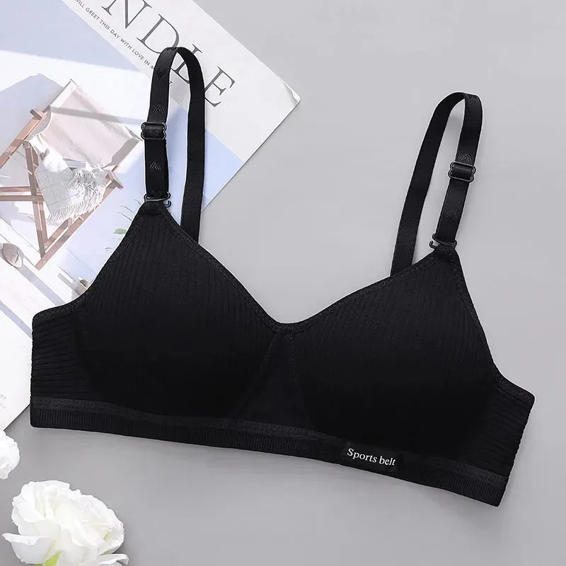 Women Seamless Bras Thin Solid Color kids Underwear Push Up