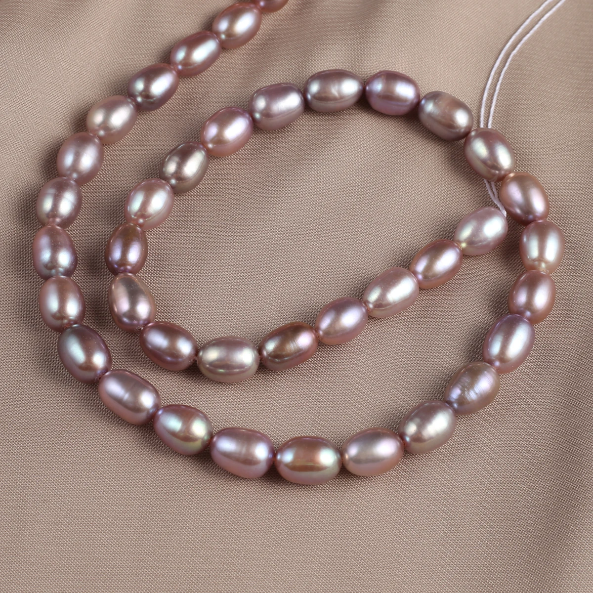 Natural Freshwater Pearl Rice Beads AAA Grade High Quality 36cm Loose Beads for DIY Women Necklace Bracelet Jewelry Making 8-9mm