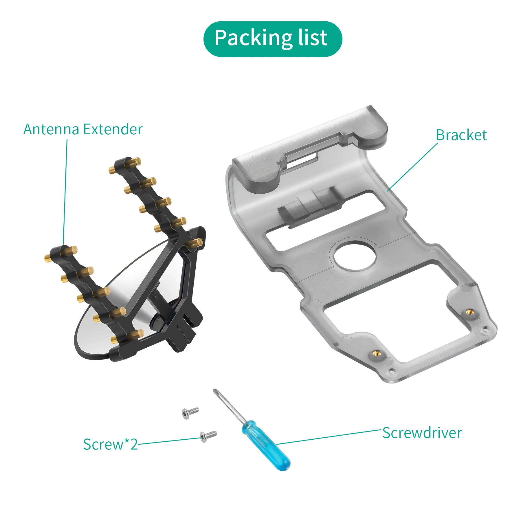 Amplificateur d'antenne pour télécommande DJI RC - Portée étendue