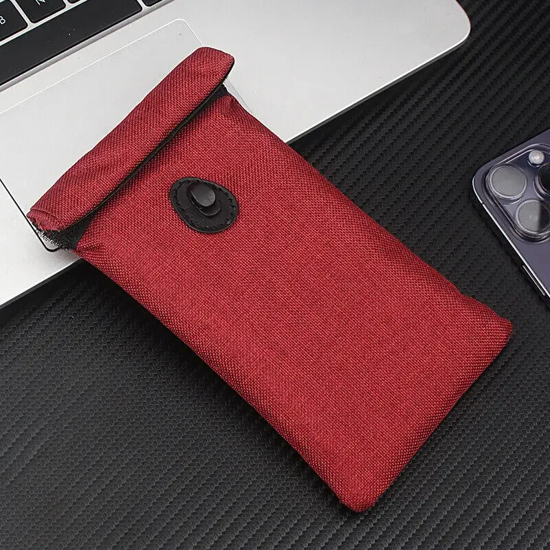 Key Signal Blocking Faraday Pouch - Anti-Theft Protection for Car Keys & Smartphones