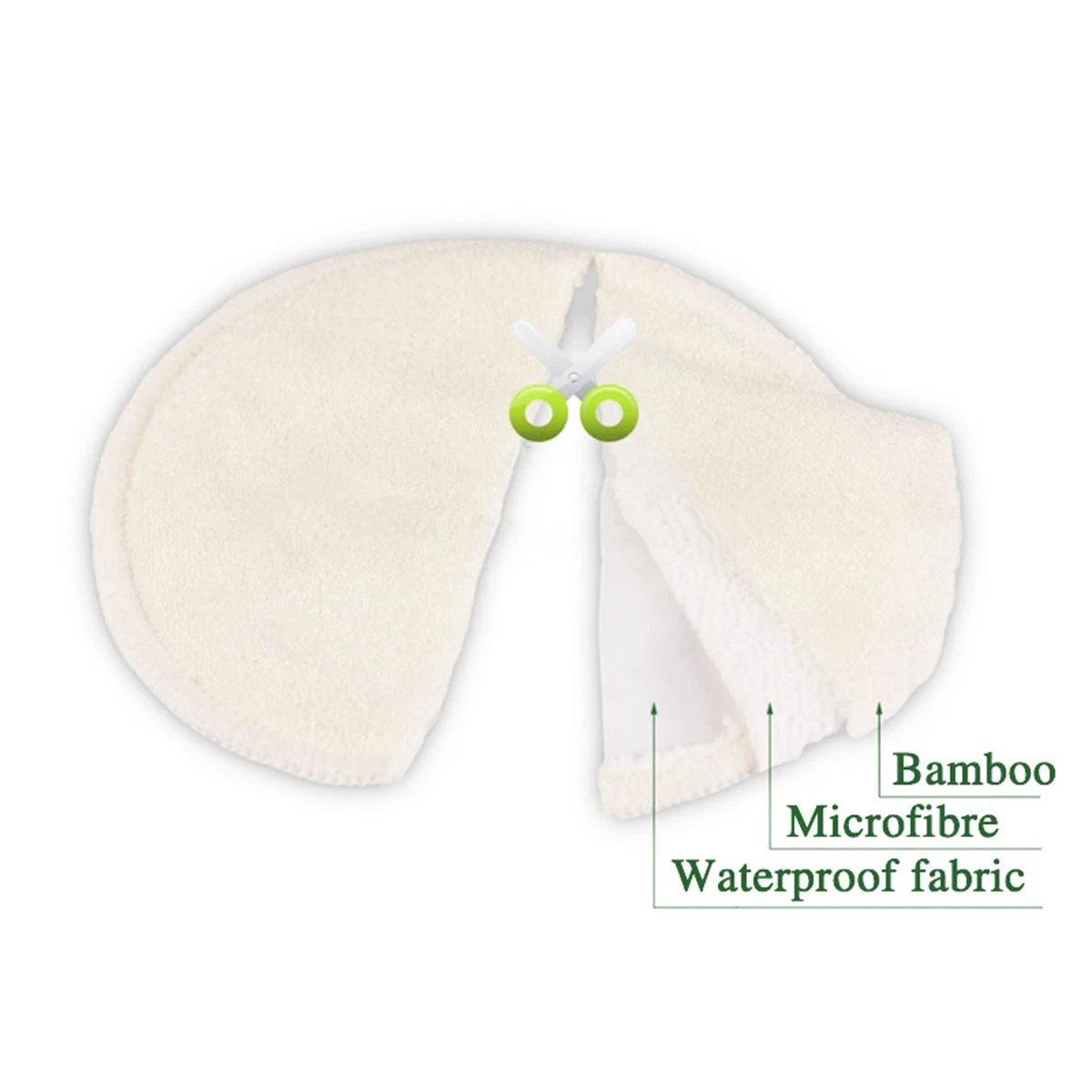 Breast pads 4Pc Rayon Made from Bamboo Washable Reusable Nursing