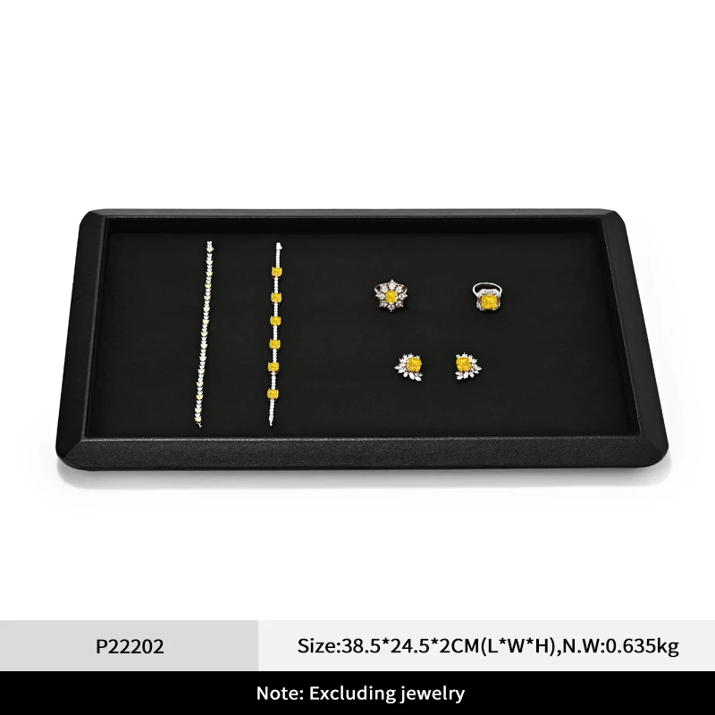 Luxury Jewelry Display and Storage Leather Tray