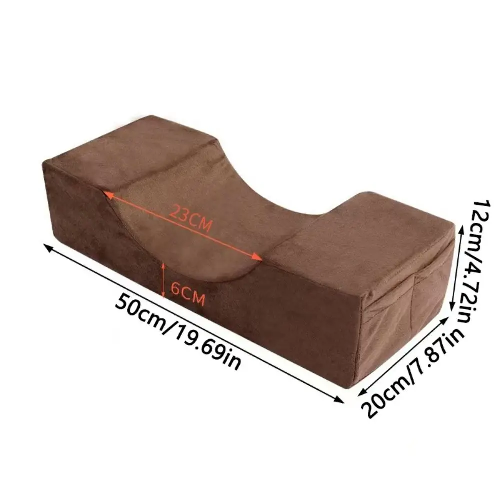 U Shape Design Eyelash Extension Pillow with Pocket Professional Grade Grafting Lash Head Cushion Comfortable Detachable Cover