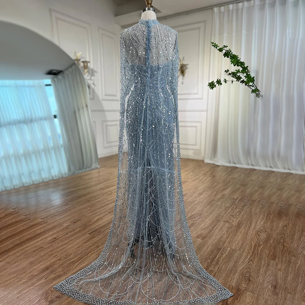 Scf7af8ec90914d73a209d2d3507c2280n Arabic Nude Mermaid Long Cape Sleeves Luxury Evening Dresses Gowns For Women Wedding Party Mallzona