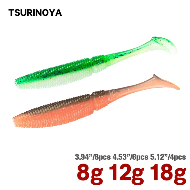 Truscend Soft Silicone Fishing Tackle Lures Artificial Bait Bionic Fish  Luya T-Tail Hook Biomimetic Perch Curling Mouth Bait - AliExpress