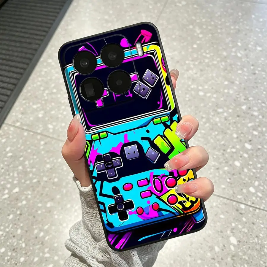Pixel Art Game Print Phone Cover Case