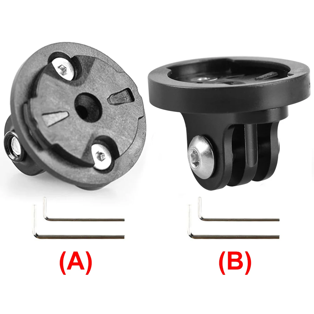 Bike Sport Camera Mount Aluminum Alloy Computer Mount Stable Cycling Front Light Bracket Camera Stand for Garmin Edge Interface