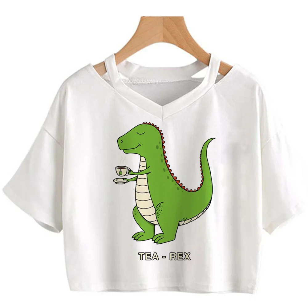Trex Tea Top Donna Comic Graphic Tee Femminile Graphic Harajuku Abbigliamento Giapponese