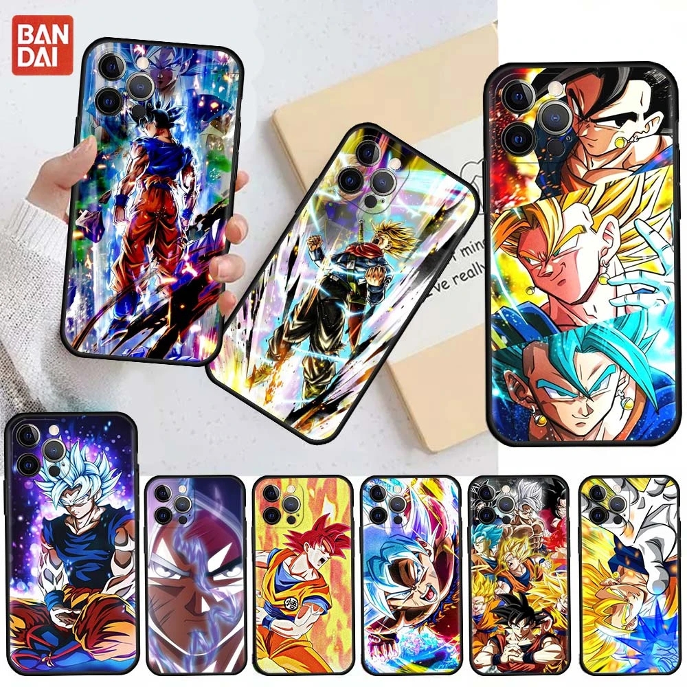 Anime Dragon Ball Z Goku Funda Case For Apple iPhone 13 11 12 Pro 7 XR X XS X Max 8 6 6S Plus 5 5S SE 2022 Silicone Phone Coque 13 pro max cases