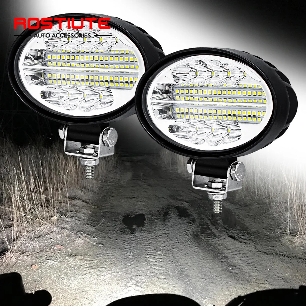 5.5 "Spot Flood Led Light Bar Off Road Led Work Light 12V 24V Fari Per Auto 4X4 Truck Atv Suv Boat Lada Barra Luminosa A Led