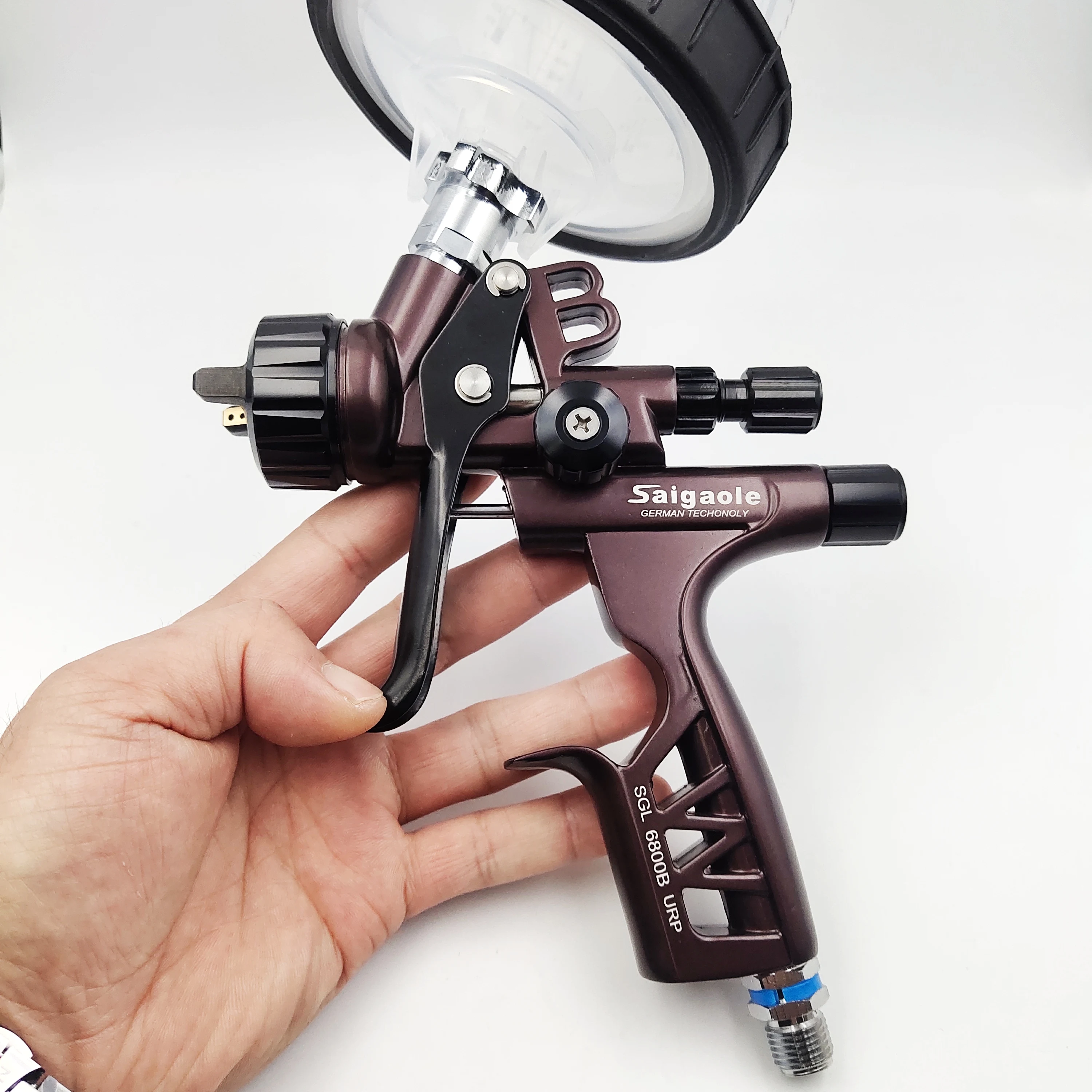 6800B Spray Gun 1.3mm With Adapter Replaceable Pot Airless Sprayer Painting car Paint Tool Airbrush