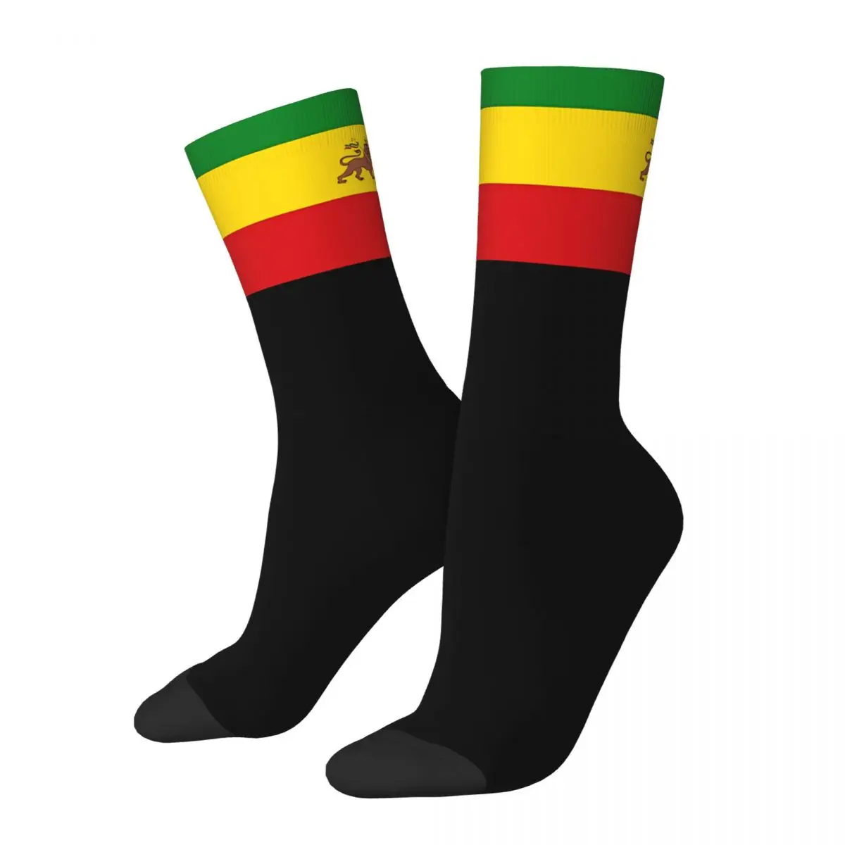 

Classic Rasta Lion Of Judah Rastafari Socks Gym 3D Print Boy Girls Mid-calf Sock