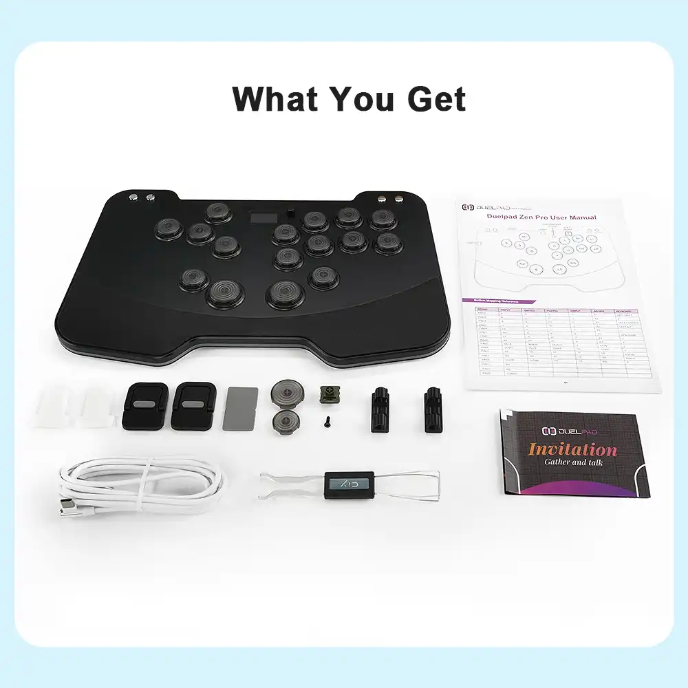 DUELPAD ZEN 16 レバーレス　コントローラー DuelPad Zen Review - The Arcade Stick