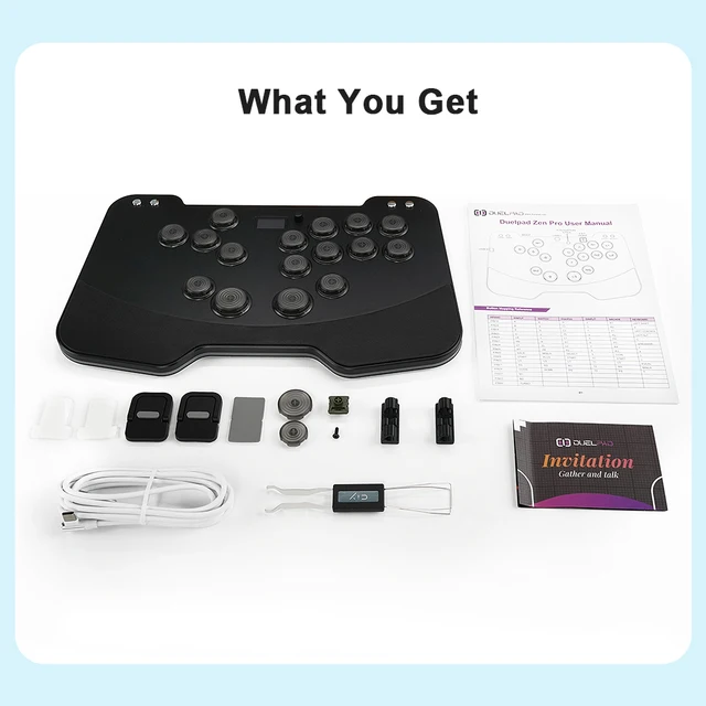 Duelpad Zen Metal Game keyboard controller Ergonomic Leverless