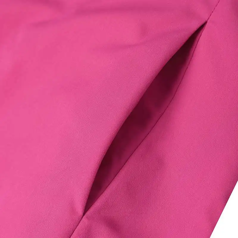 2024VONDA Frauen Sommer Kleid Elegante Lange Ärmel Einfarbig Hemd Sommerkleid Beiläufige Lose Tasten Taschen Kurze Mini Vestidos – Detail 20
