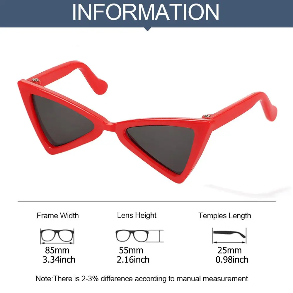 Miniature Plastic Sunglasses for Dolls and Pets