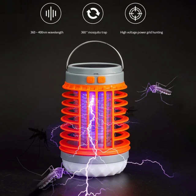 Lampe Solaire Anti-Moustique Électrique, Piège à Insectes, Répulsif,  Lumière LED Zared, pour Jardin Extérieur - AliExpress