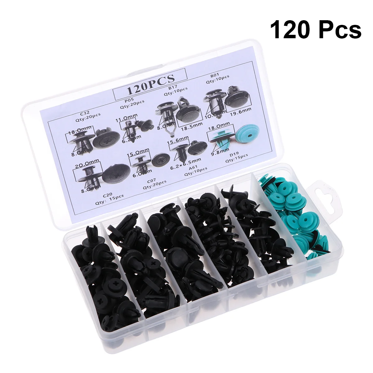 

Car Door Panel Fixed Buckles Car Interior Universal Trim Clips Set Car Push Retainers Fixed Buckles Rivets Push Pins A20