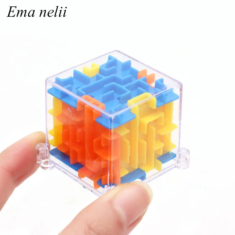 Tanio Gorąca sprzedaż 4x4x4cm 3D Puzzle zabawka labirynt