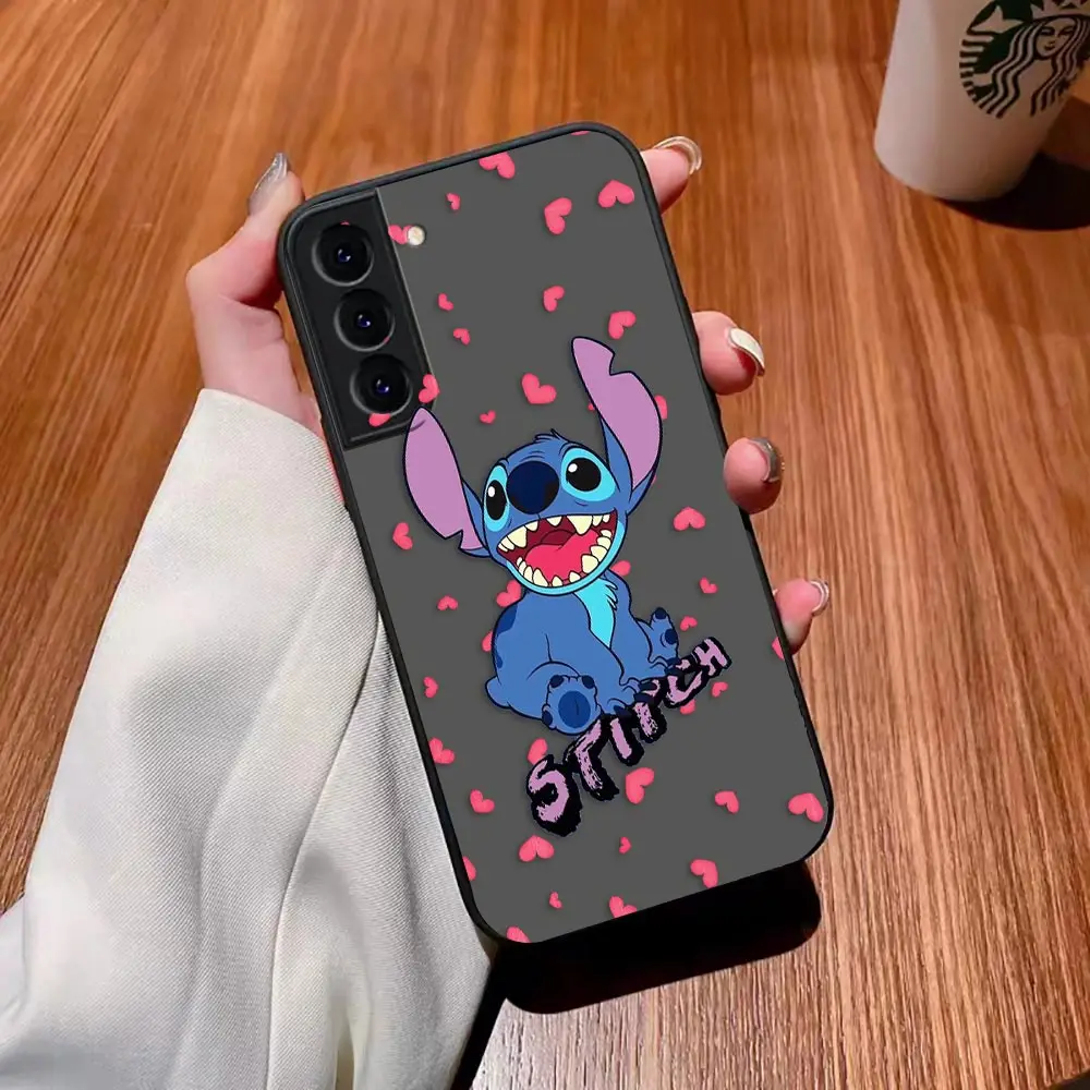 thumbnail image 1 of Matte Case for Samsung Galaxy S23 S22 S21 S20 S10 4G S9 S8 Plus ULTRA 5G LITE Case Funda Coque Shell Lilo & Stitch Cartoon Anime, 1 of 5