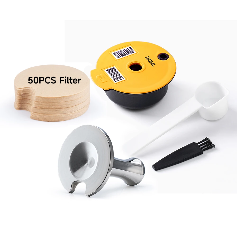 Reusable Coffee Capsule Pods with Silicone Lid – 200/220ml Capacity