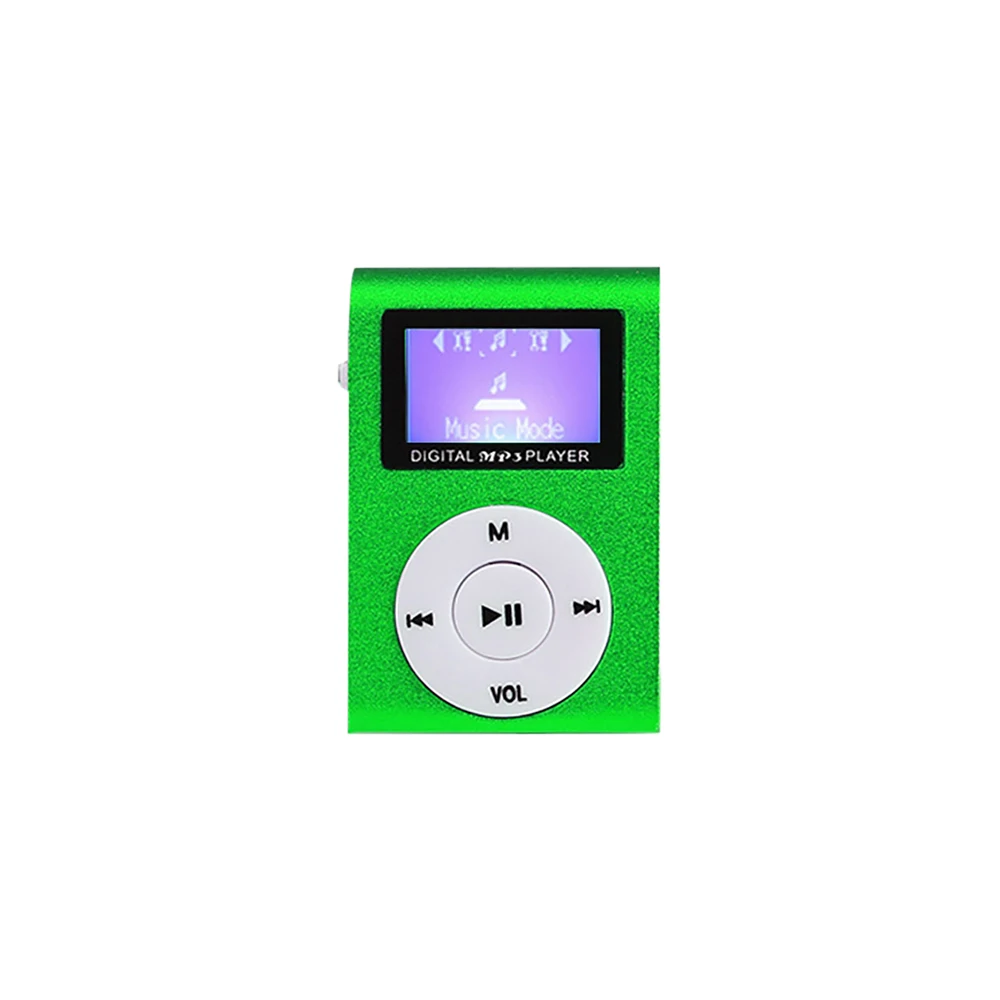 With Screen Metal Clip MP3 Music Player Pluggable MP3 player Mini Clip MP3 Player waterproof sport mp3 music player Sport mp3