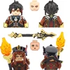 Genshin Impact Games Anime Figures Cartoon Building Blocks Weapons 4CM Height Four Side Printing MOC Adults Children Gifts Toys 2