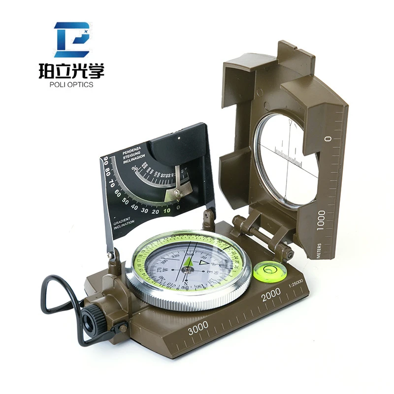 K4074 American Outdoor Compass Camping Geological Multi function Level