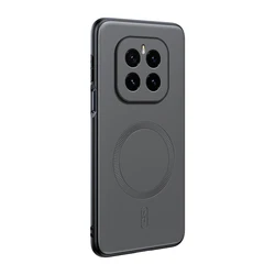 Magnetic Leather Shield Anti - Fingerprint Non - Slip Cover, High Quality PC+TPU for Honor GT Pro (GRAY)